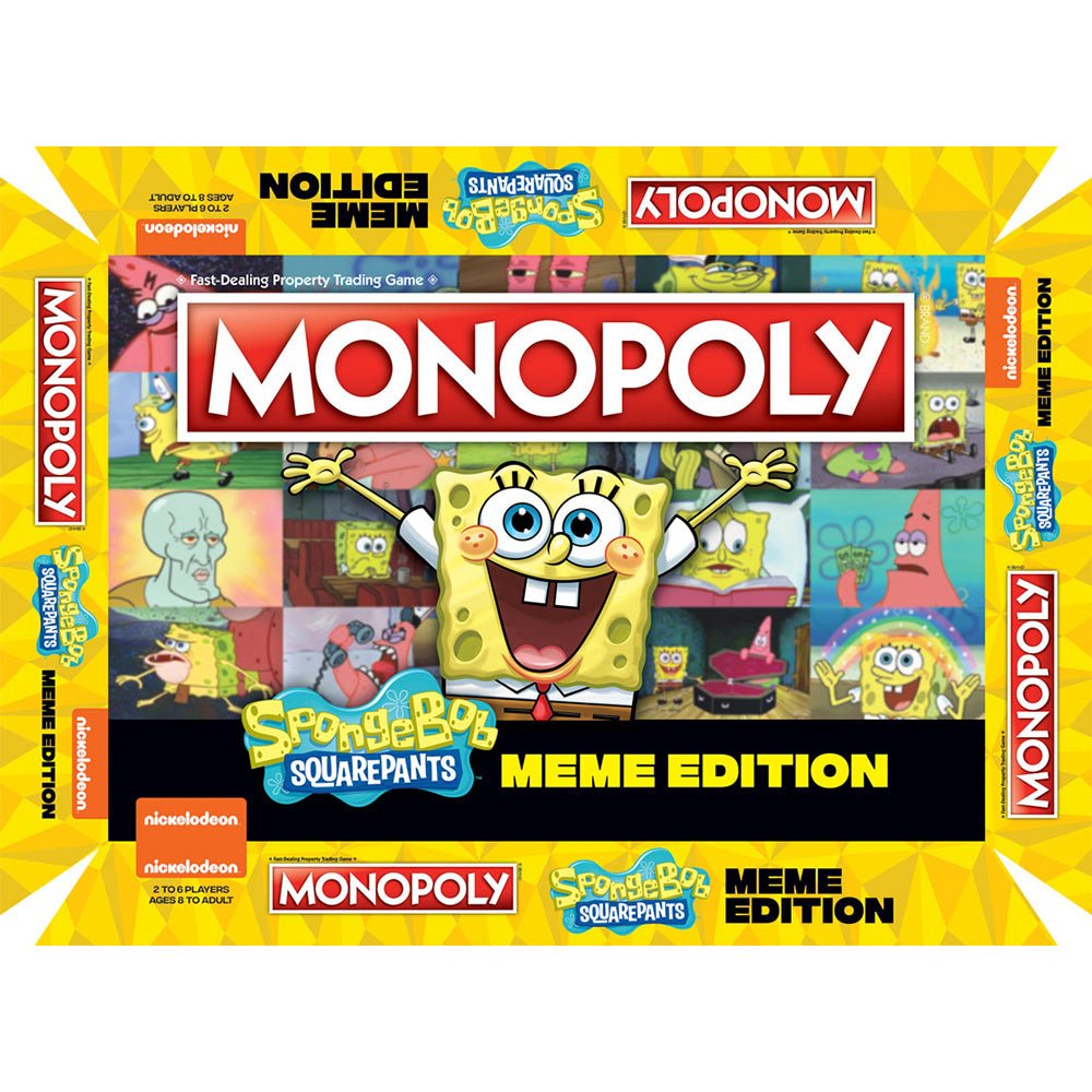 SpongeBob SquarePants Meme Edition Monopoly - Paramount Shop