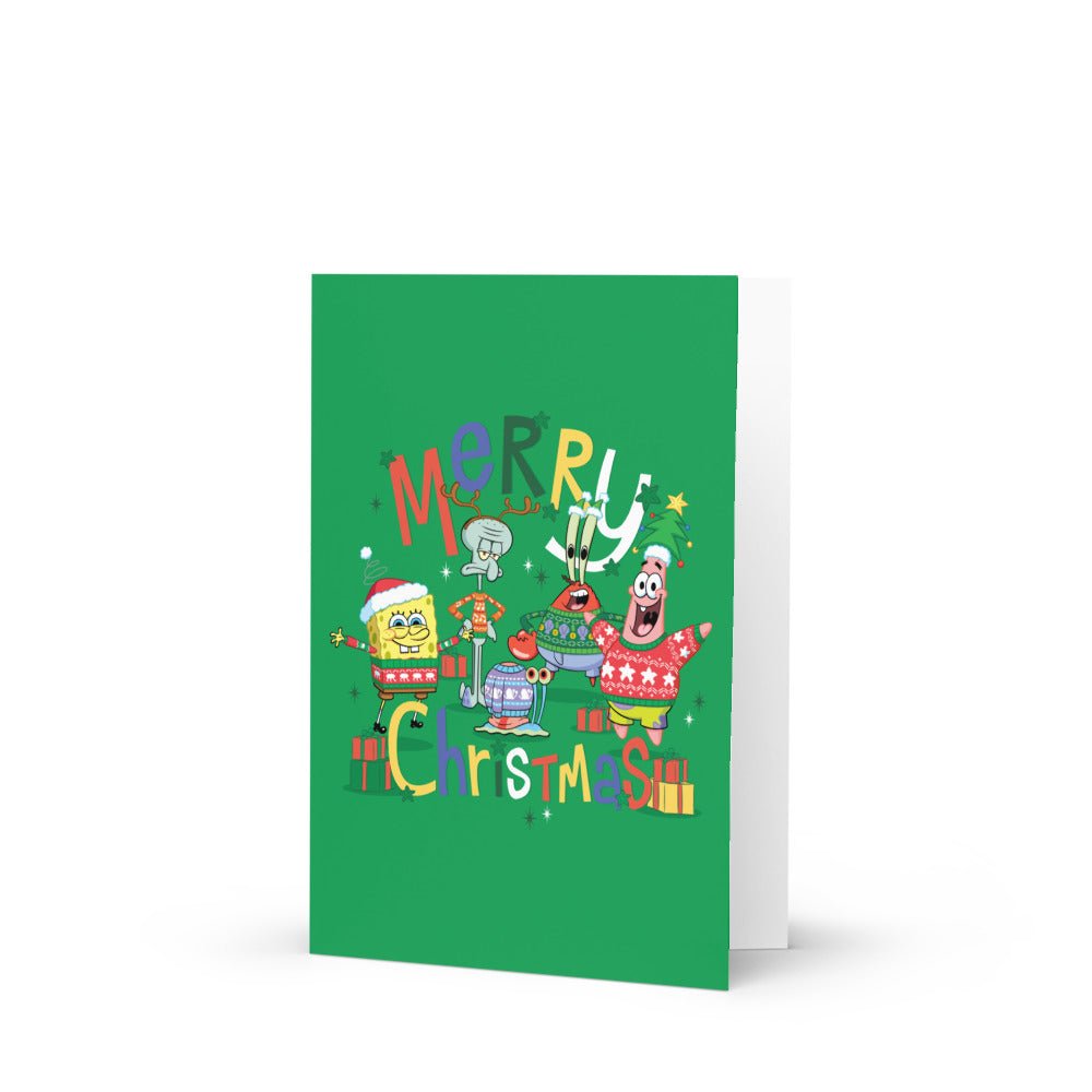 SpongeBob SquarePants Merry Christmas Card - Paramount Shop