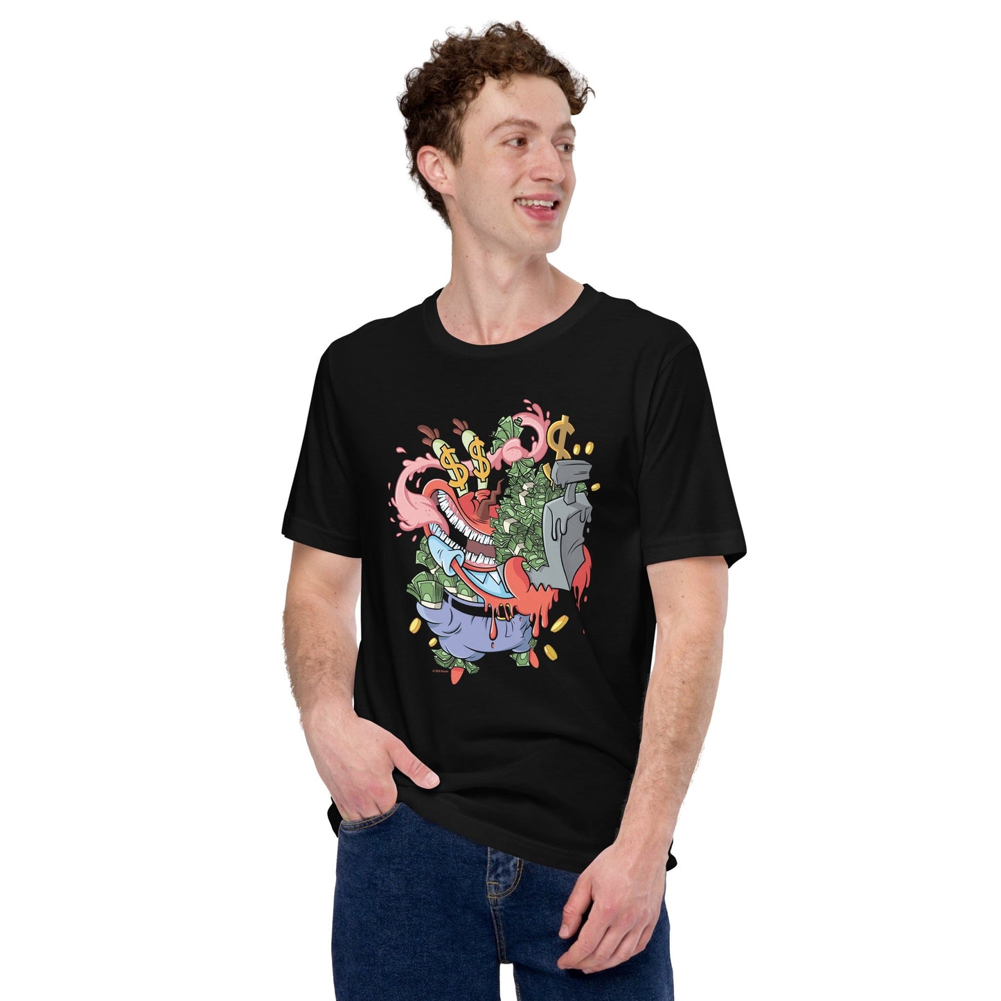 Spongebob Squarepants Mr. Krabs Krusty Pants Adult T - Shirt - Paramount Shop