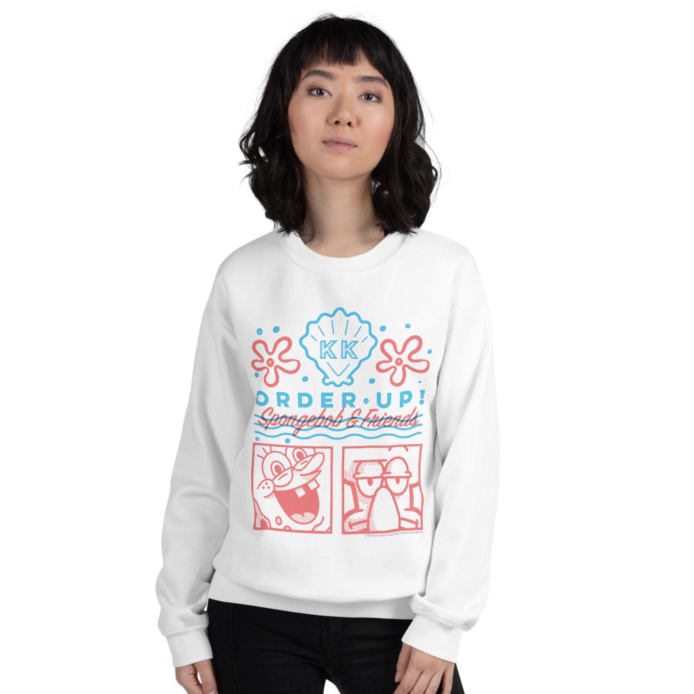 SpongeBob SquarePants Order Up Unisex Crewneck - Paramount Shop