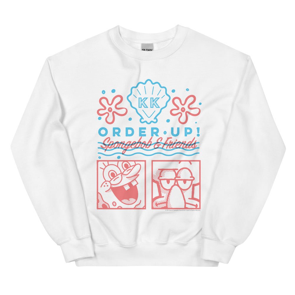 SpongeBob SquarePants Order Up Unisex Crewneck - Paramount Shop