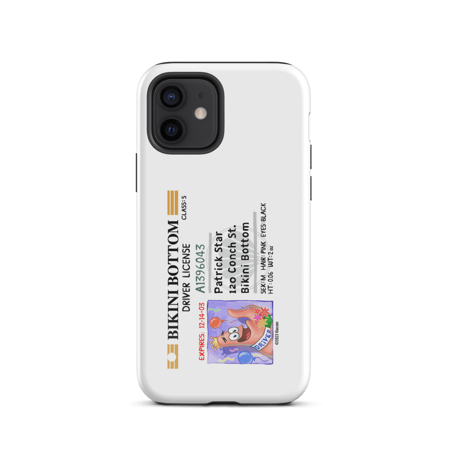 SpongeBob SquarePants Patrick Driver's License Tough Phone Case - iPhone - Paramount Shop