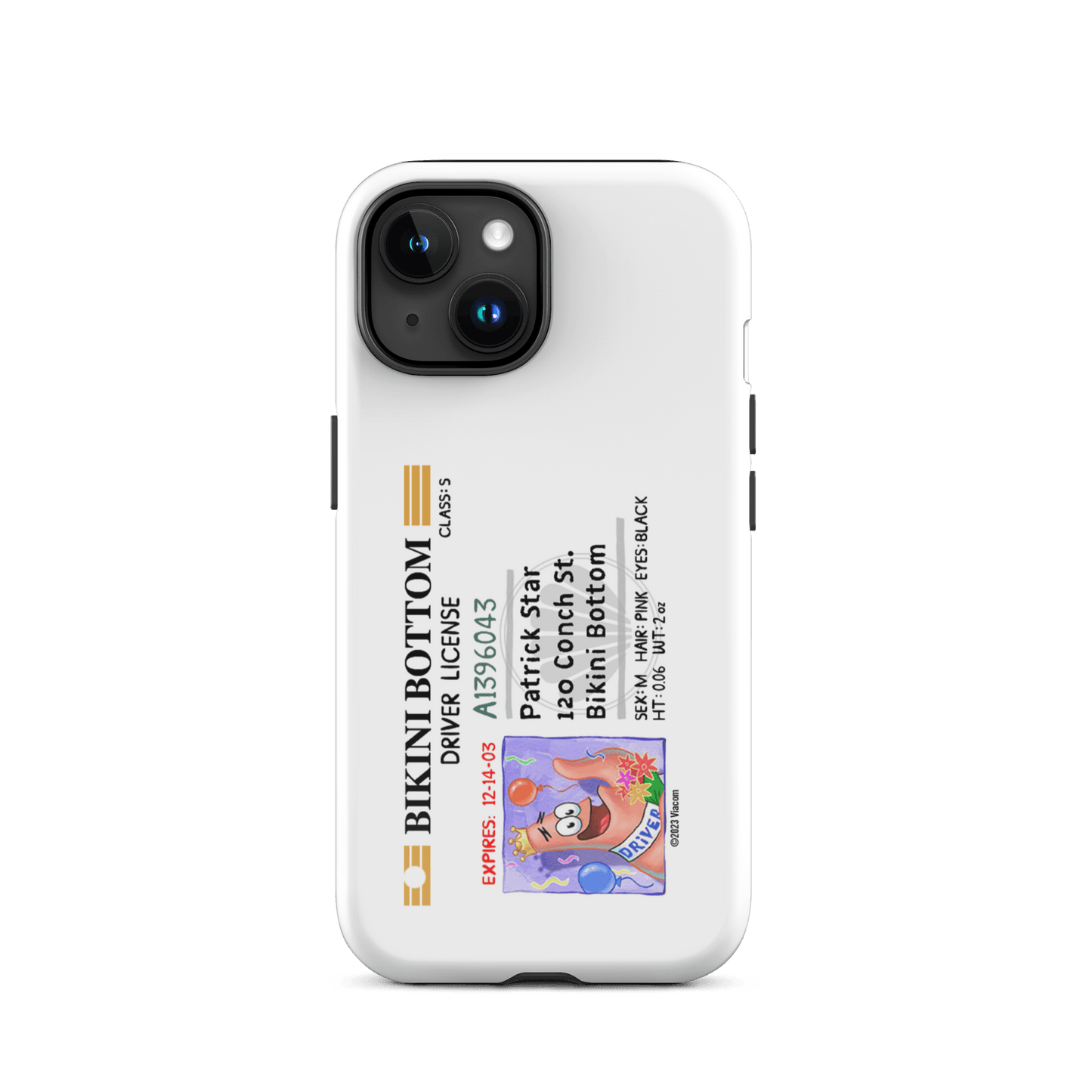 SpongeBob SquarePants Patrick Driver's License Tough Phone Case - iPhone - Paramount Shop