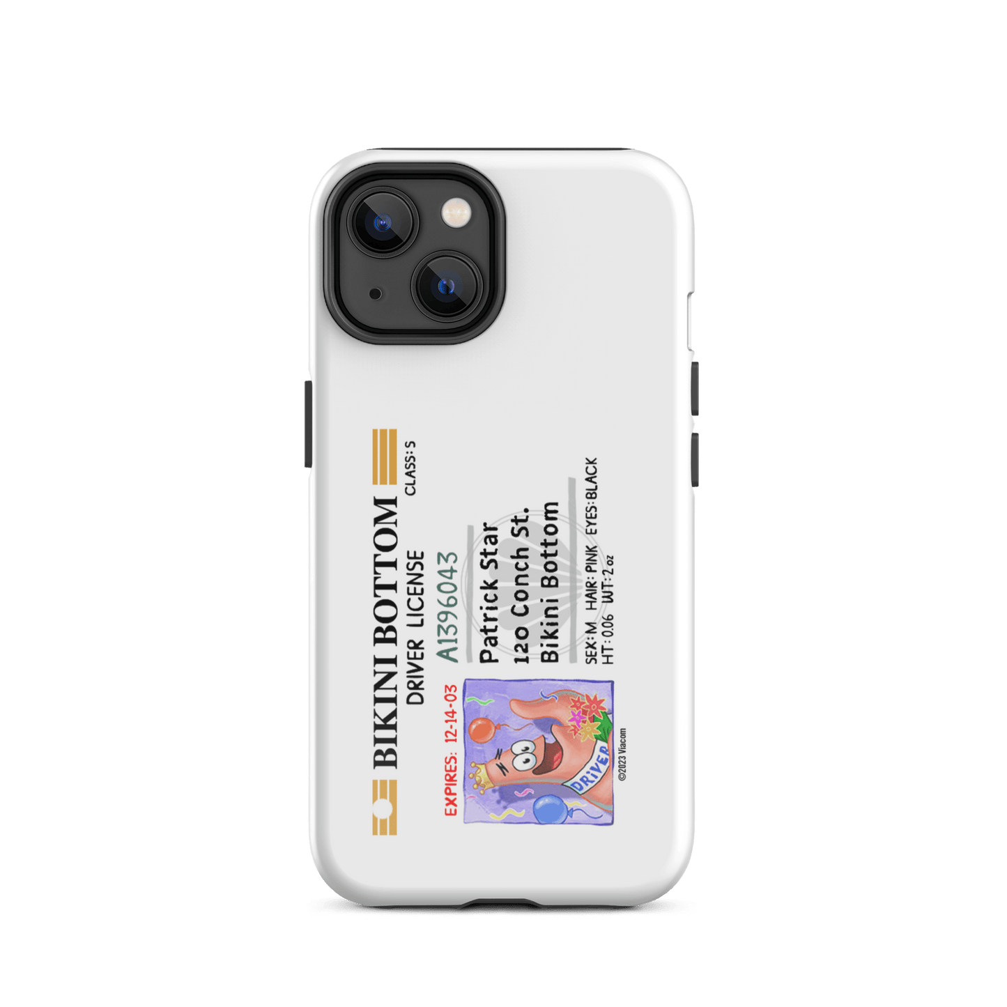 SpongeBob SquarePants Patrick Driver's License Tough Phone Case - iPhone - Paramount Shop