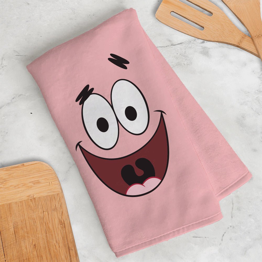 SpongeBob SquarePants Patrick Face Kitchen Towel - Paramount Shop