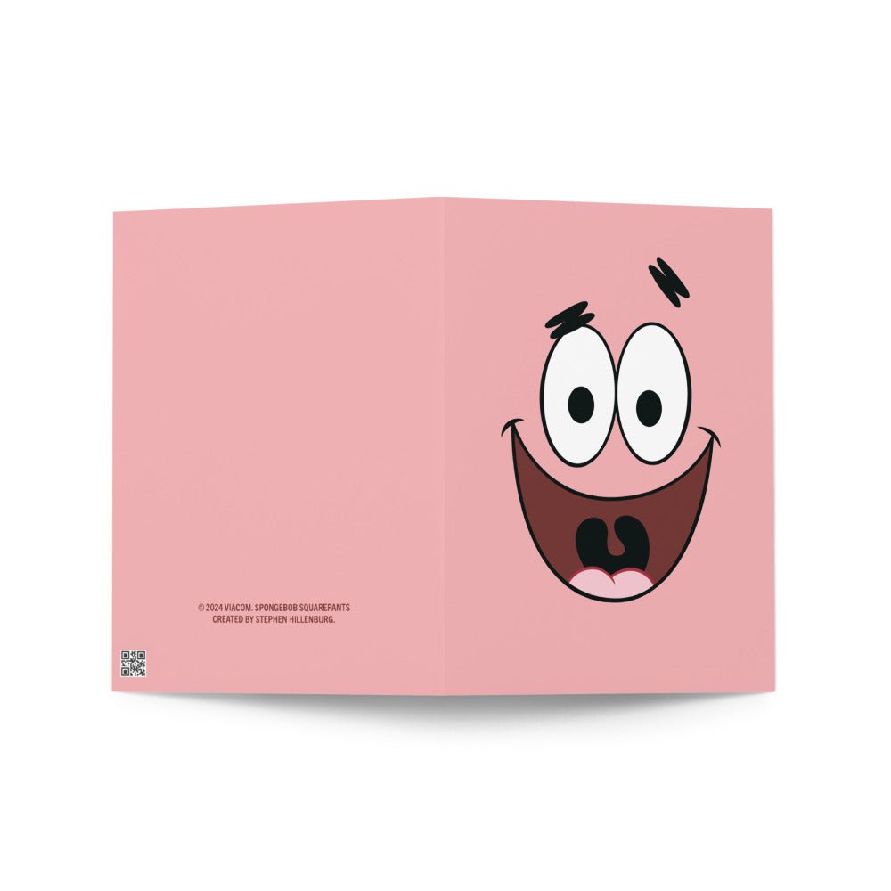 SpongeBob SquarePants Patrick Smile Greeting Card