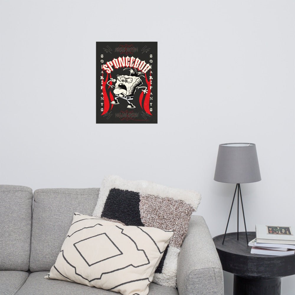 SpongeBob SquarePants Punk Rock Premium Poster - Paramount Shop