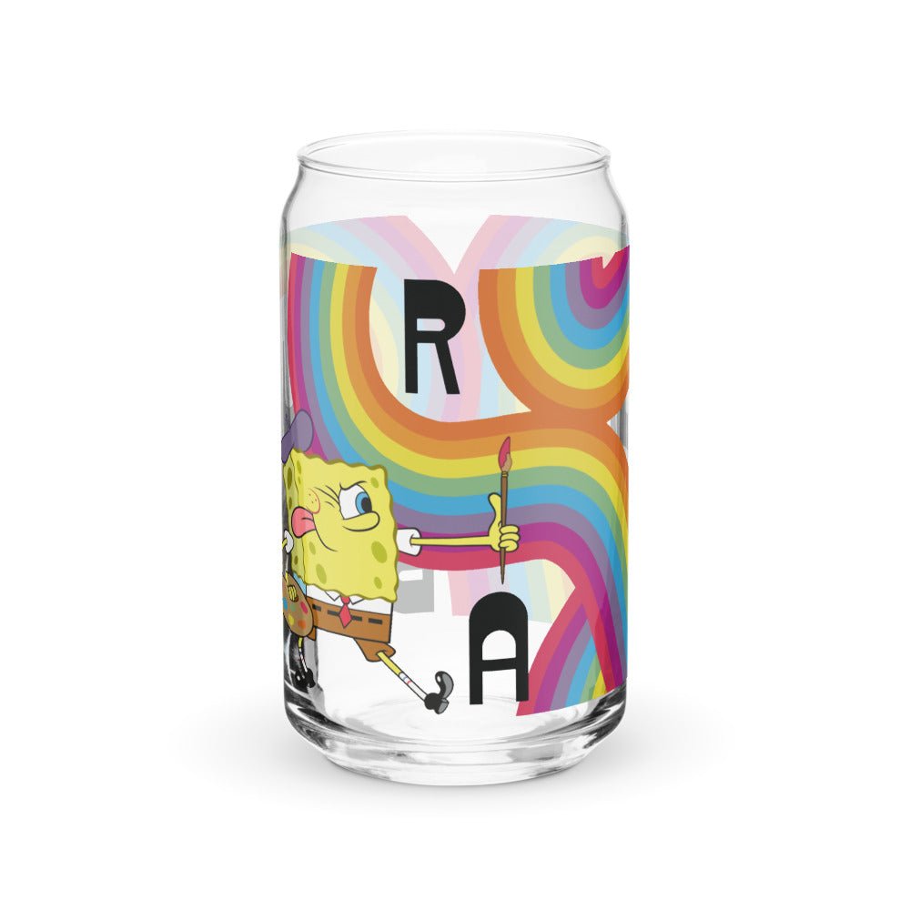 SpongeBob Squarepants Rainbow Can Glass - Paramount Shop