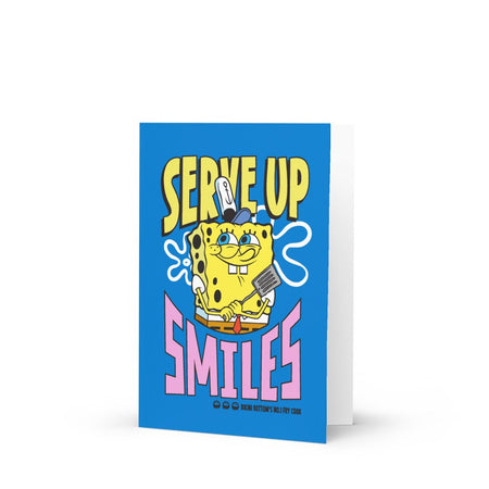 SpongeBob SquarePants Serve Up Smiles Greeting Card - Paramount Shop