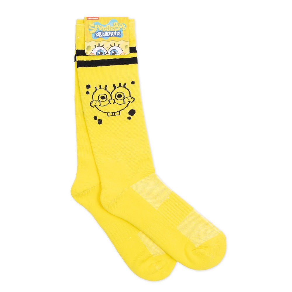 Spongebob SquarePants Smiling Face Crew Socks - Paramount Shop