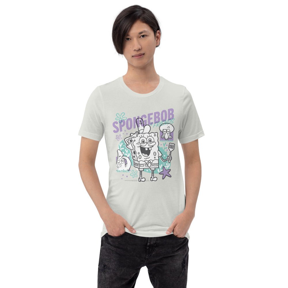 SpongeBob SquarePants SpongeBob And Friends Unisex T-Shirt - Paramount Shop