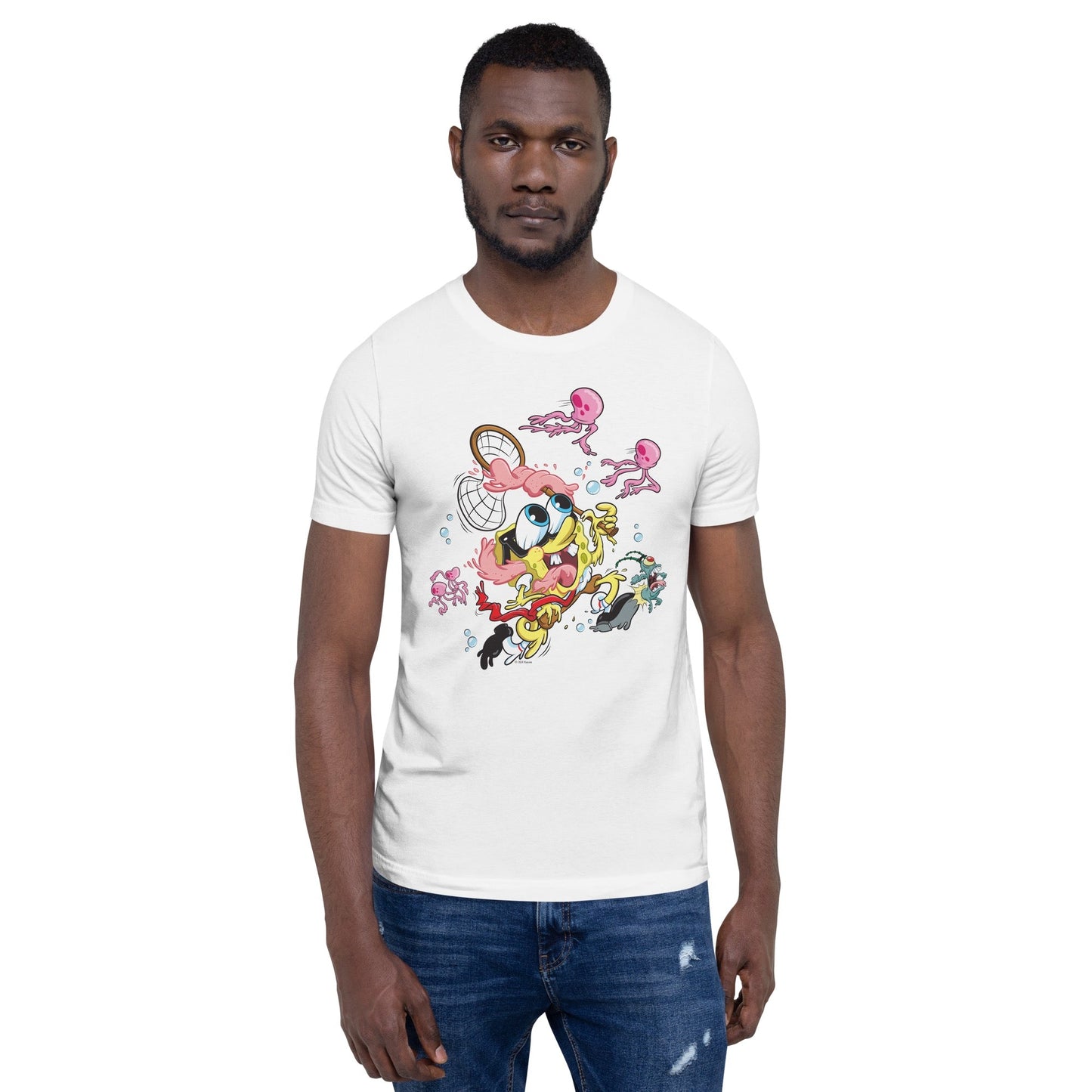 Spongebob Squarepants SpongeBob Krusty Pants Adult T - Shirt - Paramount Shop