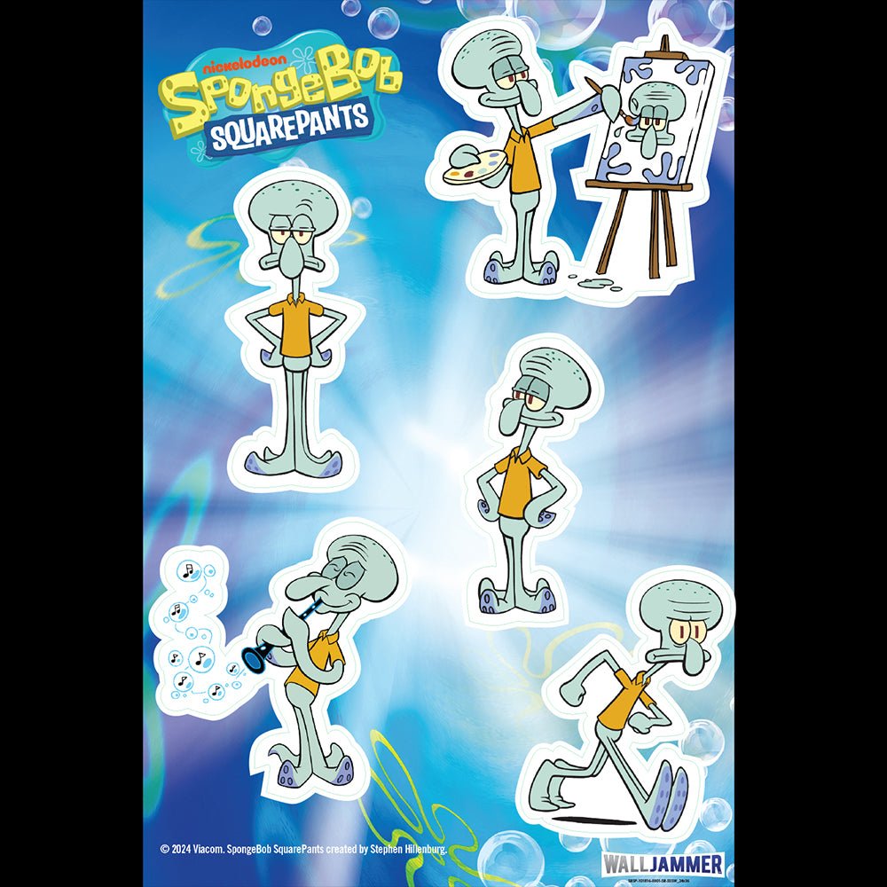 Spongebob Squarepants Squidward Wall Stickers - Paramount Shop