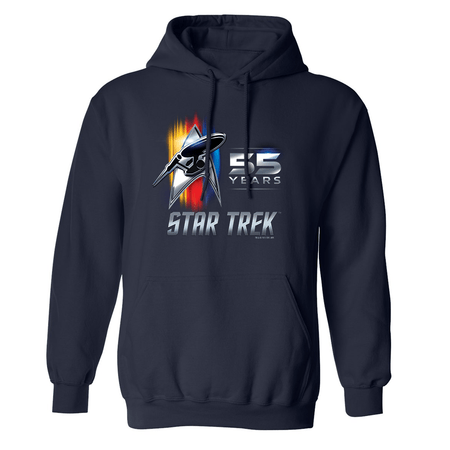 Star Trek 55th Anniversary Fleece Hooded Sweatshirt - Paramount Shop