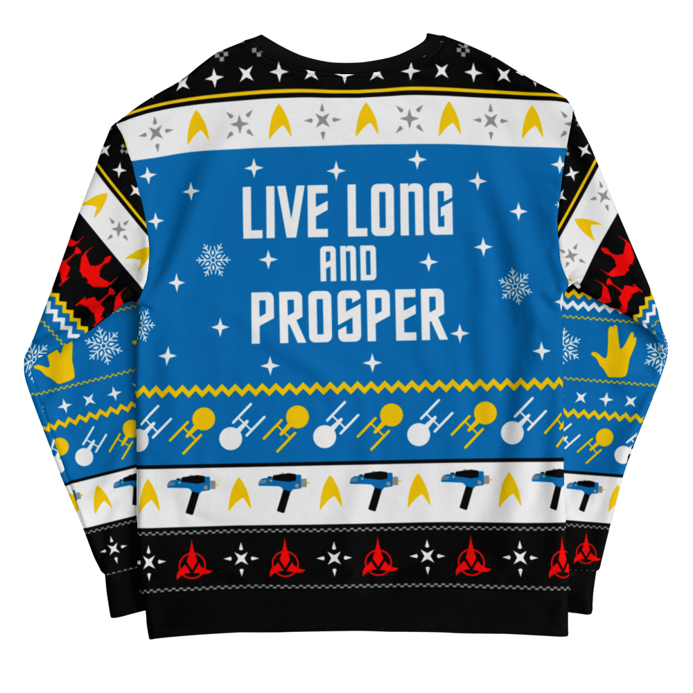 Star Trek 55th Anniversary Holiday Unisex Crew Neck Sweatshirt - Paramount Shop