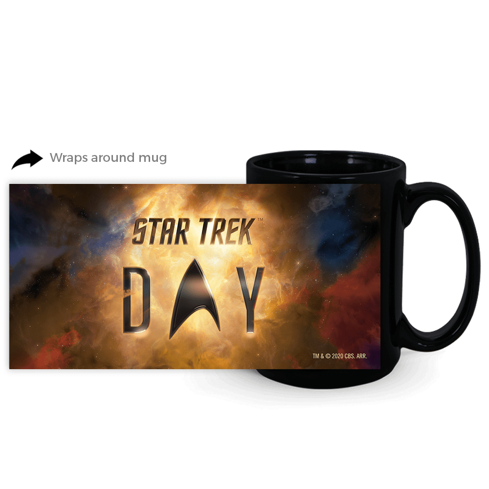 Star Trek Day Logo Black Mug - Paramount Shop
