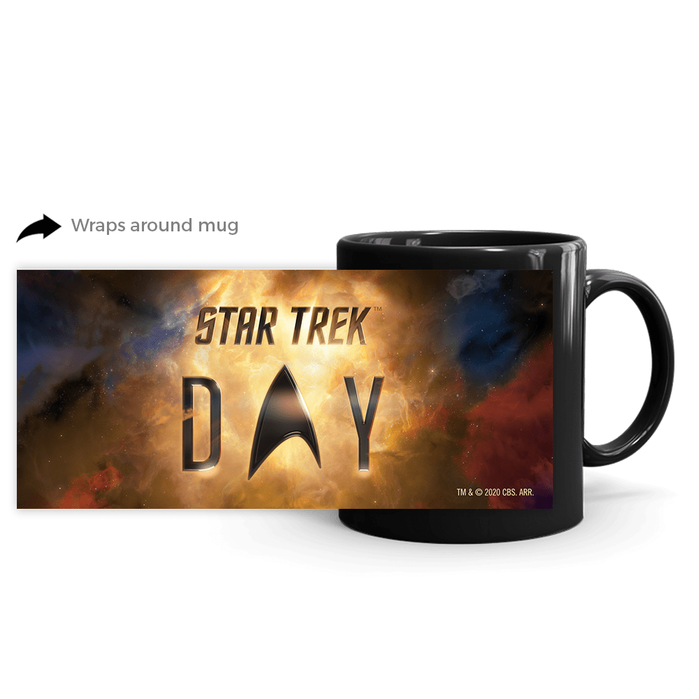 Star Trek Day Logo Black Mug - Paramount Shop