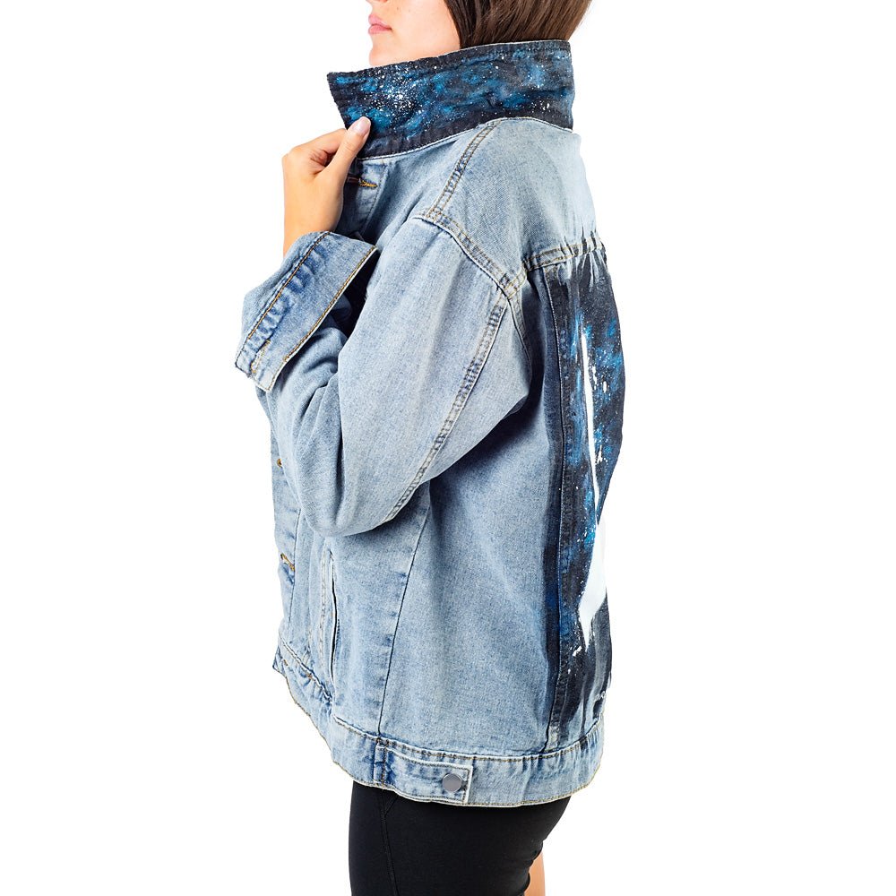 Star Trek Delta Hand - Painted Denim Jacket by Wren + Glory - Paramount Shop