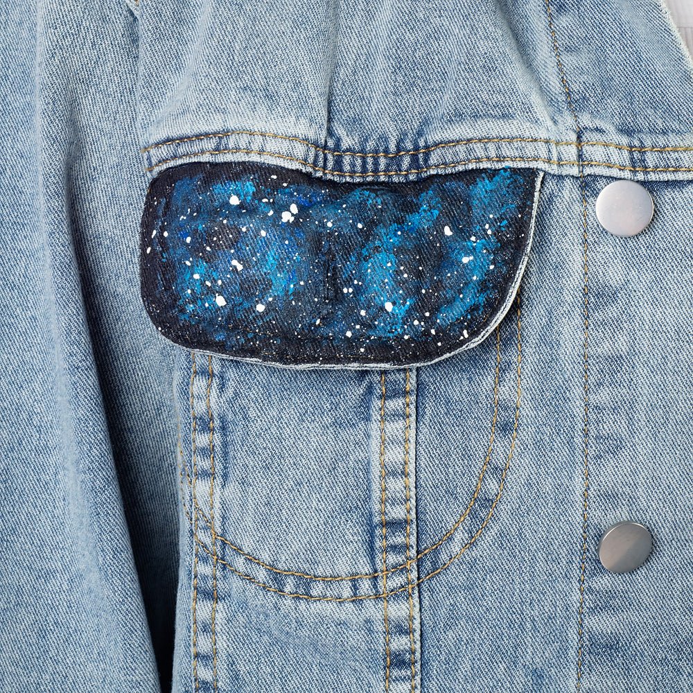 Star Trek Delta Hand - Painted Denim Jacket by Wren + Glory - Paramount Shop