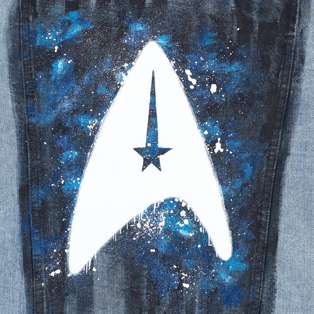 Star Trek Delta Hand - Painted Denim Jacket by Wren + Glory - Paramount Shop