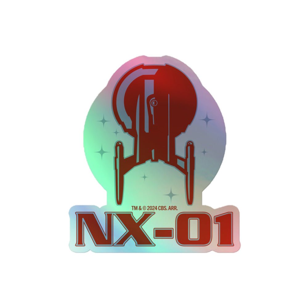 Star Trek: Enterprise NX - 01 Enterprise Holographic Sticker - Paramount Shop