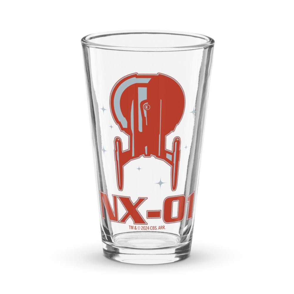 Star Trek: Enterprise NX - 01 Enterprise Pint Glass - Paramount Shop