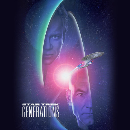 Star Trek: Generations Kirk & Picard Logo Premium Tote Bag - Paramount Shop