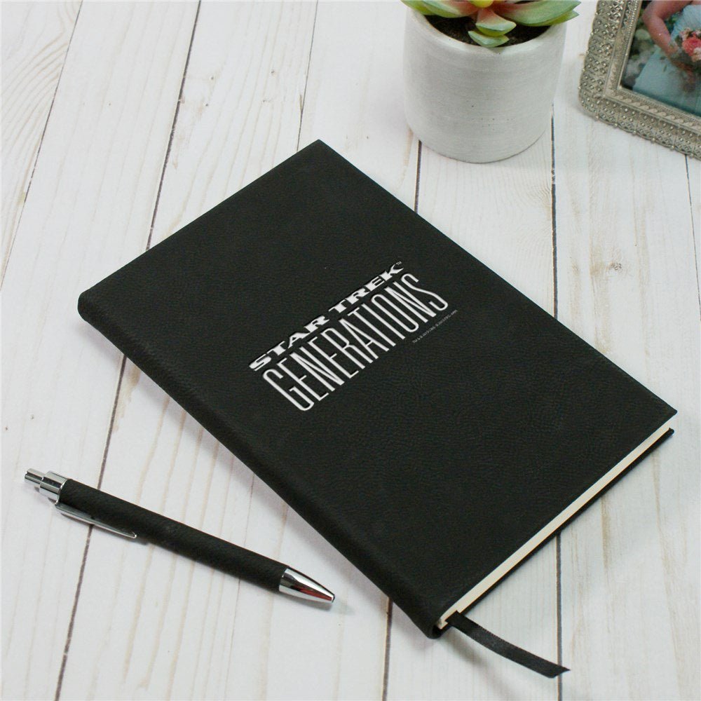 Star Trek: Generations Logo Laser Engraved Notebook - Paramount Shop