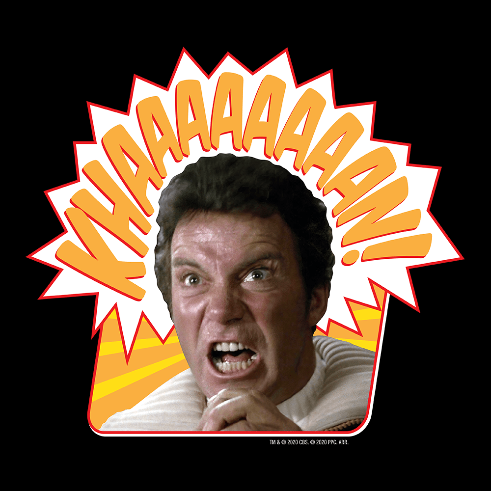 Star Trek II: The Wrath of Khan - Khaaannnn! Adult Short Sleeve T - Shirt - Paramount Shop