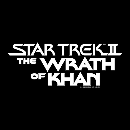 Star Trek II: The Wrath of Khan Logo Adult Short Sleeve T - Shirt - Paramount Shop