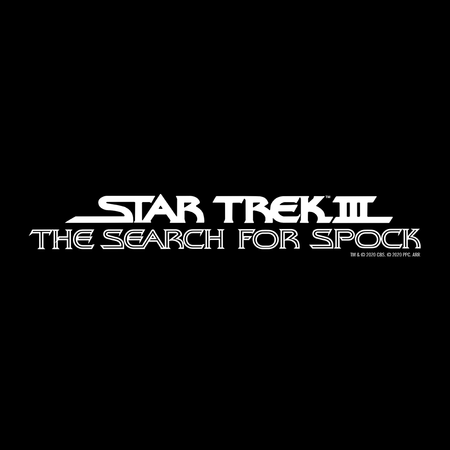 Star Trek III: The Search for Spock Logo Adult Short Sleeve T - Shirt - Paramount Shop