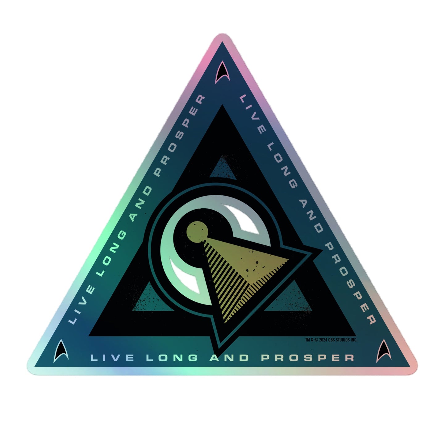 Star Trek Live Long And Prosper Holographic Sticker - Paramount Shop