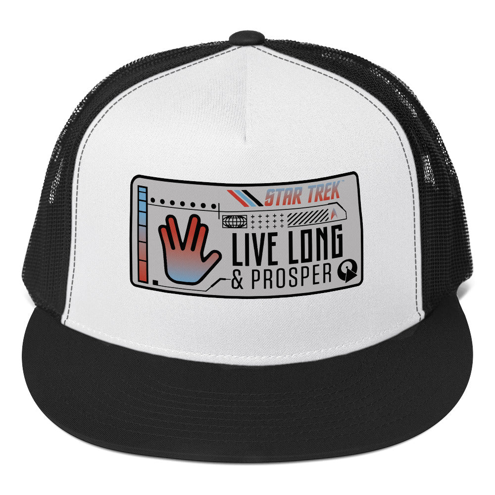 Star Trek Live Long And Prosper Trucker Hat - Paramount Shop