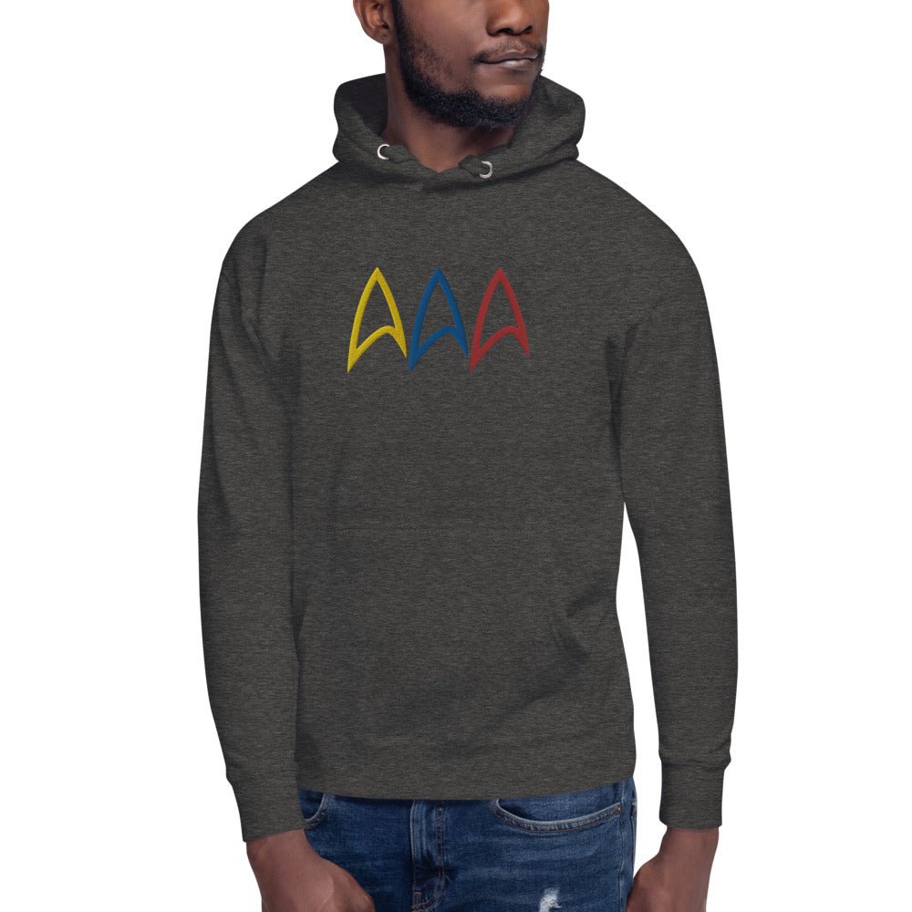 Star Trek Live Long Prosper Delta Embroidered Hoodie - Paramount Shop