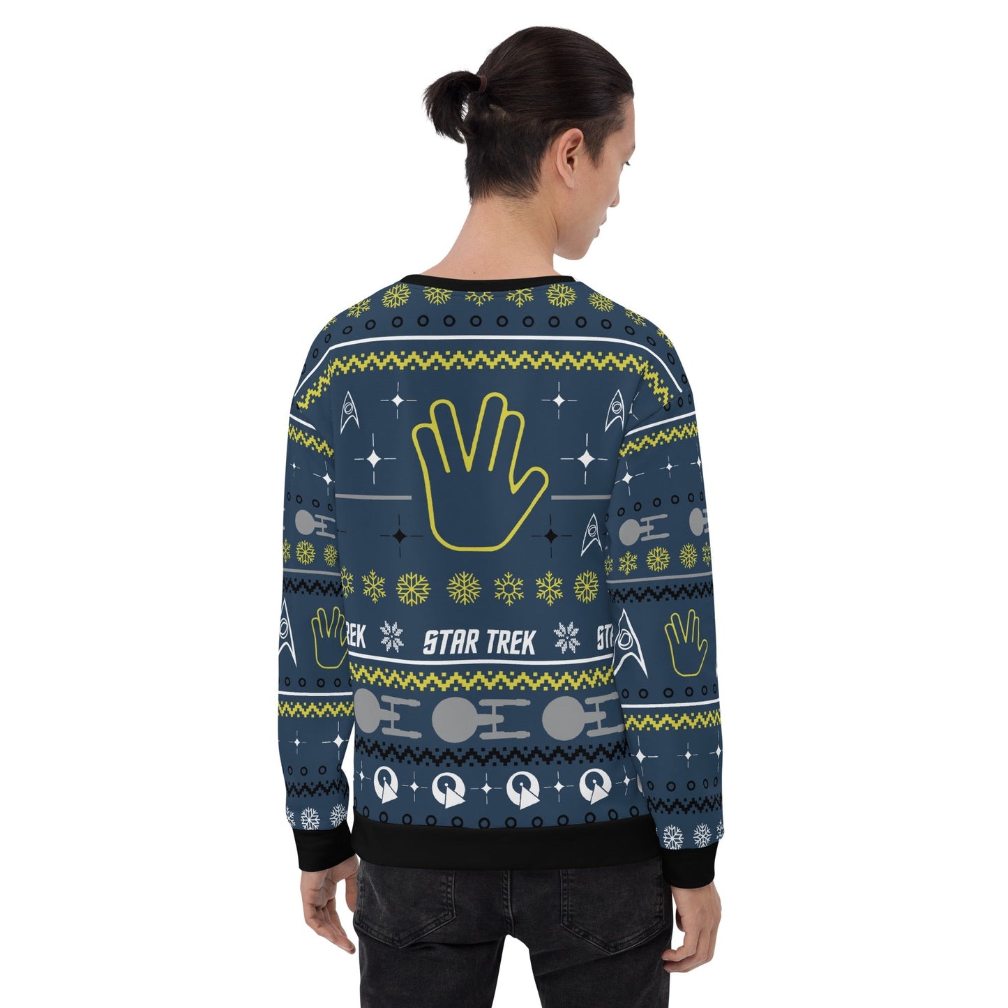 Star Trek Live Long & Prosper Holiday Crewneck Sweatshirt - Paramount Shop