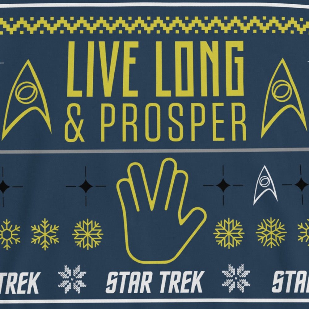 Star Trek Live Long & Prosper Holiday Crewneck Sweatshirt - Paramount Shop