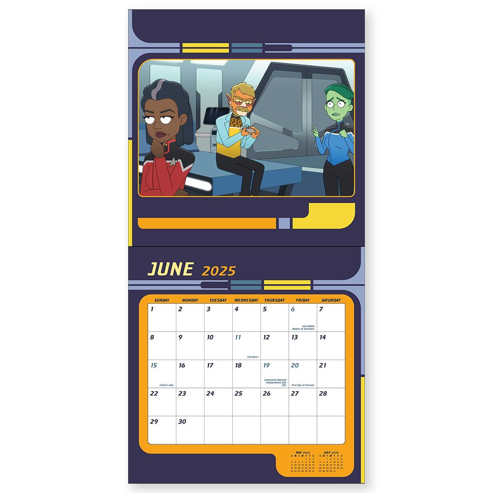 Star Trek: Lower Decks 2025 Wall Calendar - Paramount Shop