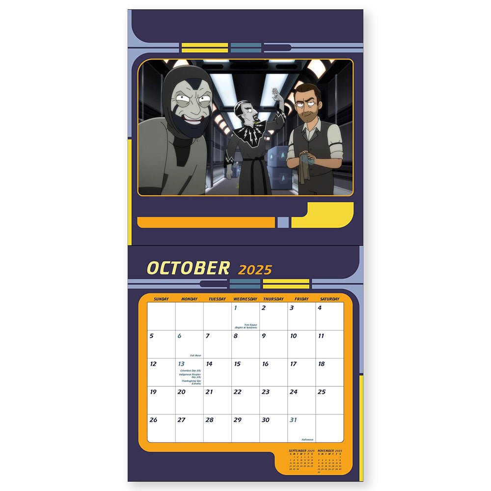 Star Trek: Lower Decks 2025 Wall Calendar - Paramount Shop