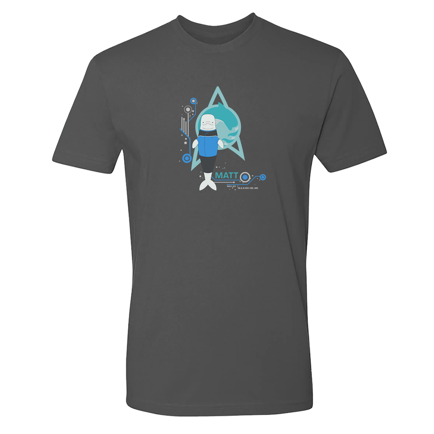 Star Trek: Lower Decks Matt Cetacean Ops Delta Logo Adult Short Sleeve T - Shirt - Paramount Shop