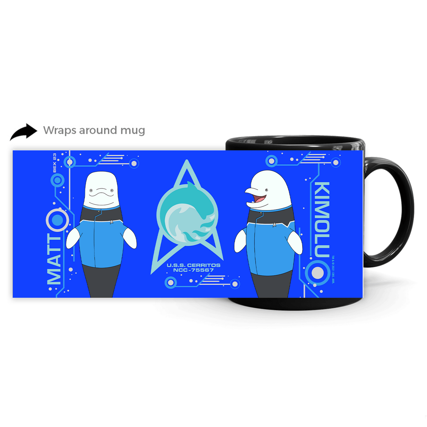 Star Trek: Lower Decks Matt & Kimolu White Mug - Paramount Shop