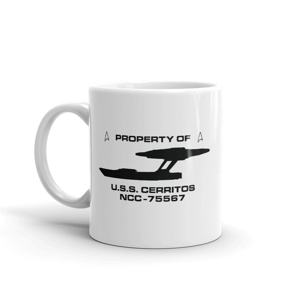 Star Trek: Lower Decks Property Of White Mug - Paramount Shop