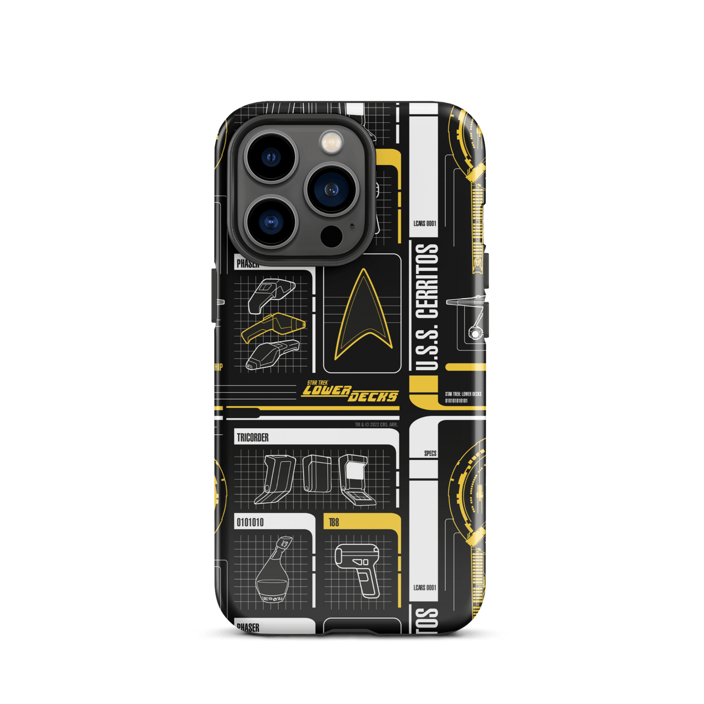 Star Trek: Lower Decks U.S.S Cerritos Pattern Tough Phone Case - iPhone - Paramount Shop