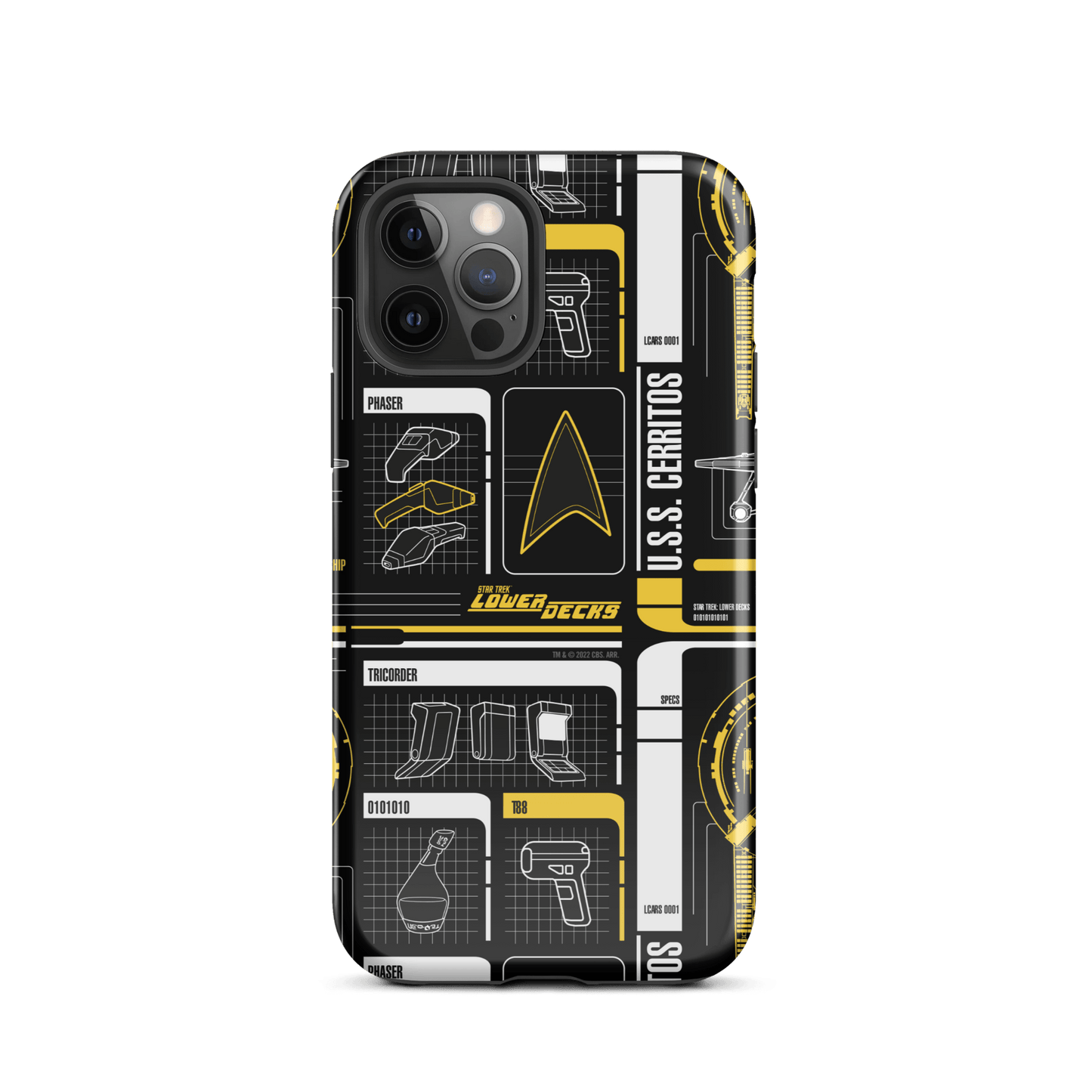 Star Trek: Lower Decks U.S.S Cerritos Pattern Tough Phone Case - iPhone - Paramount Shop