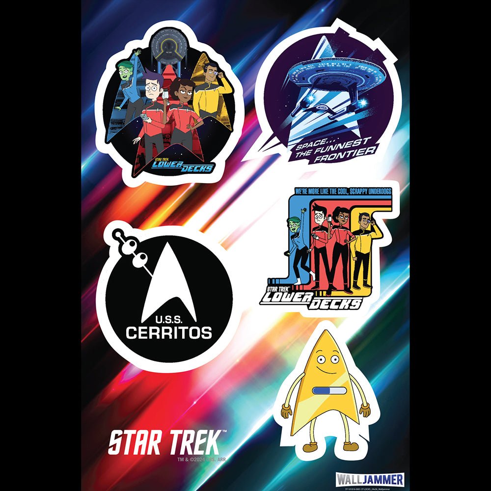 Star Trek: Lower Decks Wall Sticker Sheet - Paramount Shop