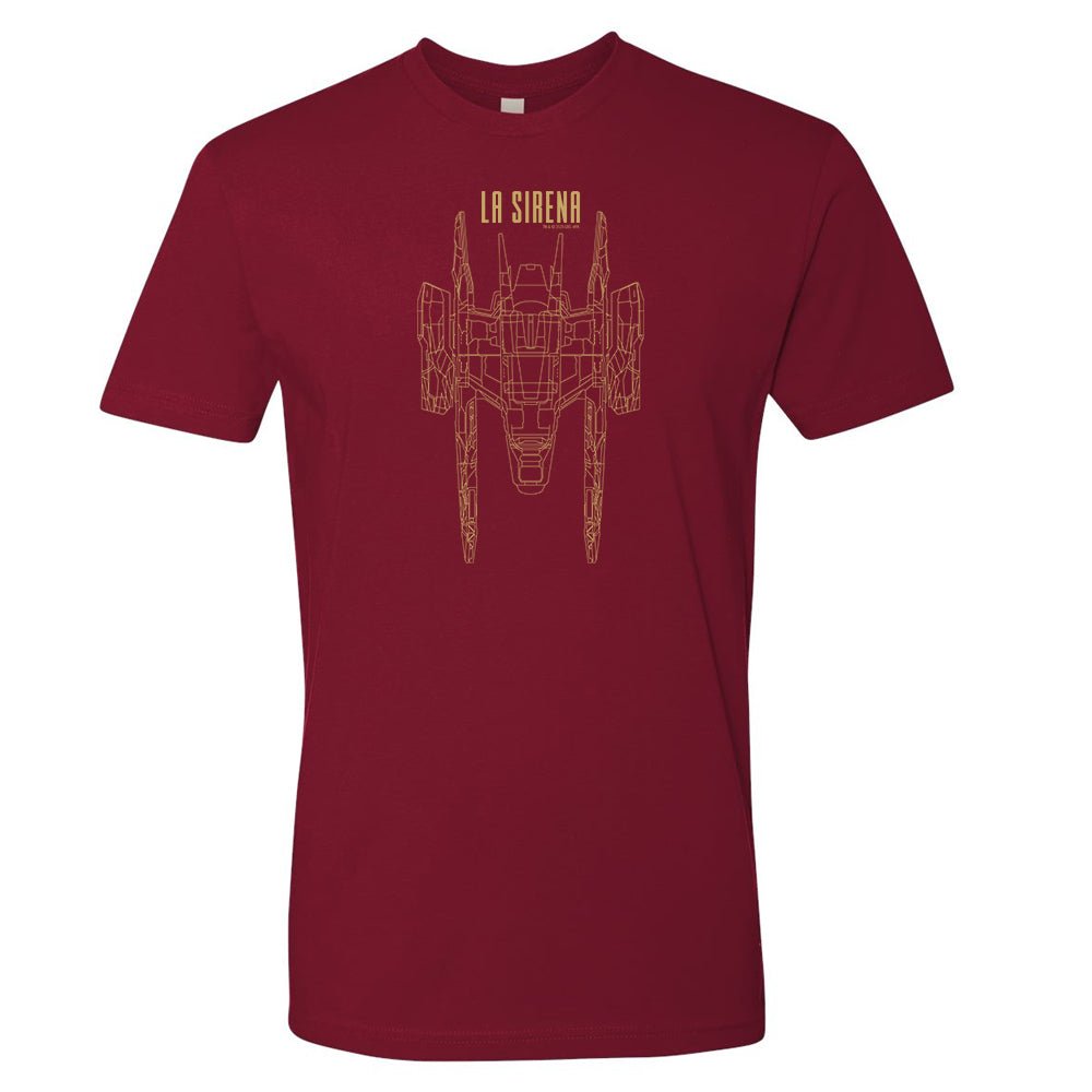 Star Trek: Picard La Sirena Schematic Adult Short Sleeve T - Shirt - Paramount Shop