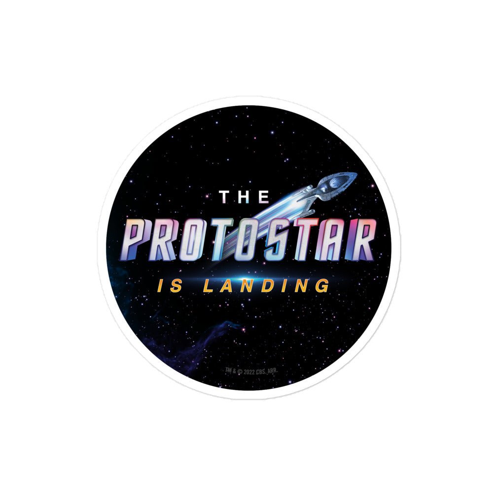Star Trek: Prodigy The Protostar Is Landing Die Cut Sticker - Paramount Shop