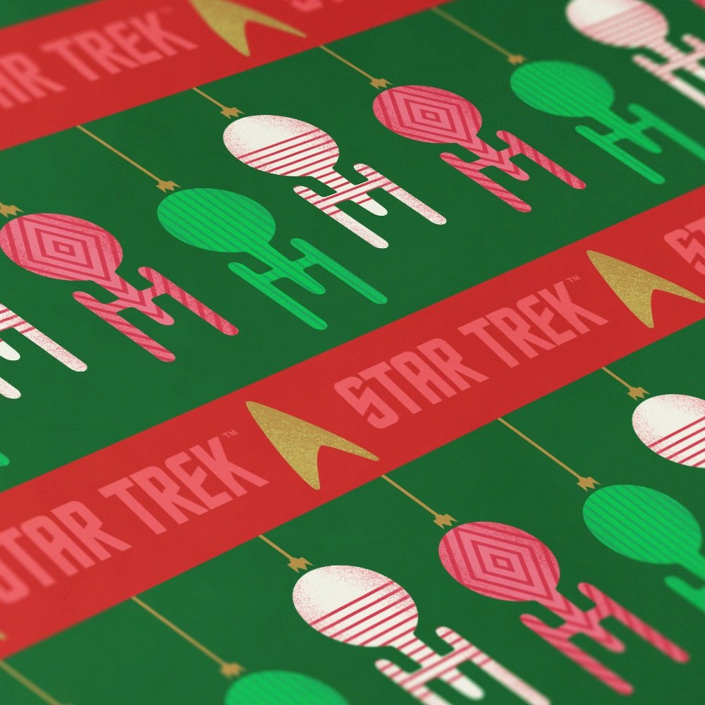 Star Trek Ships of the Line Holiday Gift Wrap - Paramount Shop