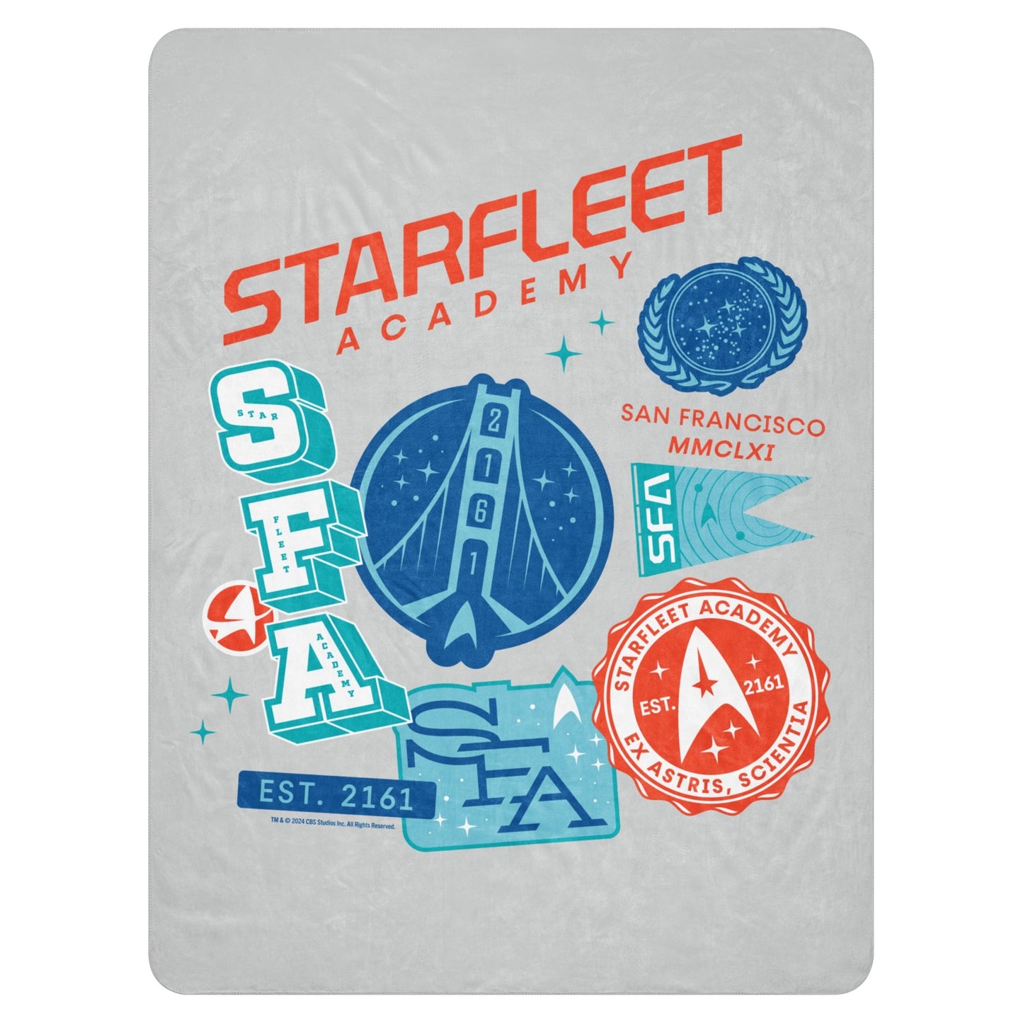 Star Trek: Starfleet Academy Icons Sherpa Blanket - Paramount Shop