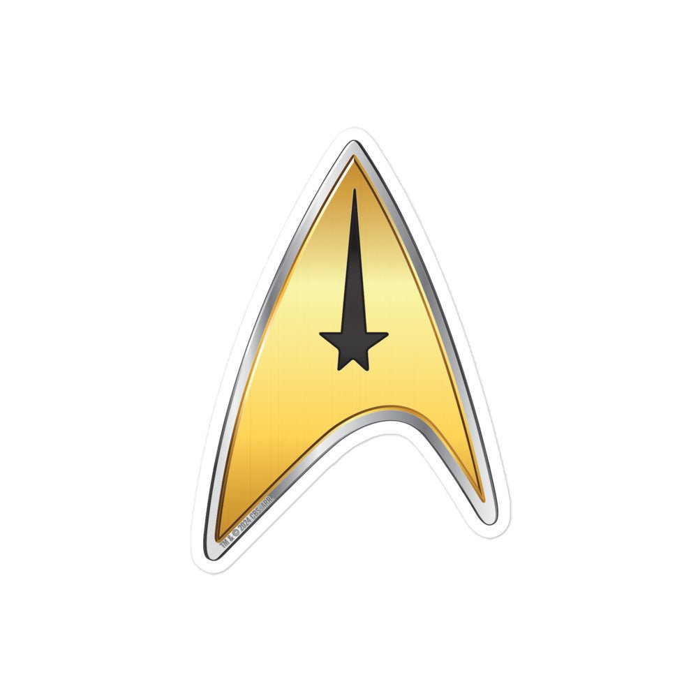 Star Trek: Strange New Worlds Command Badge Die Cut Sticker - Paramount Shop