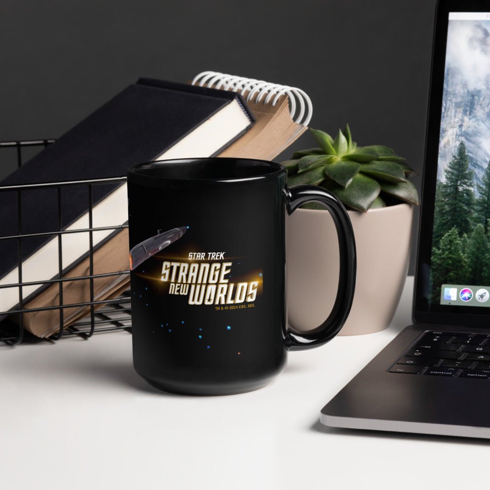 Star Trek: Strange New Worlds Enterprise Black Mug - Paramount Shop